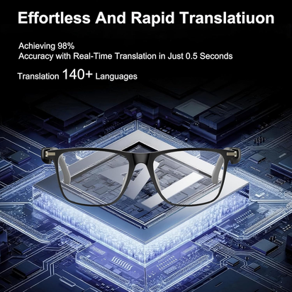 AI Glasses for Men/Women,Blue