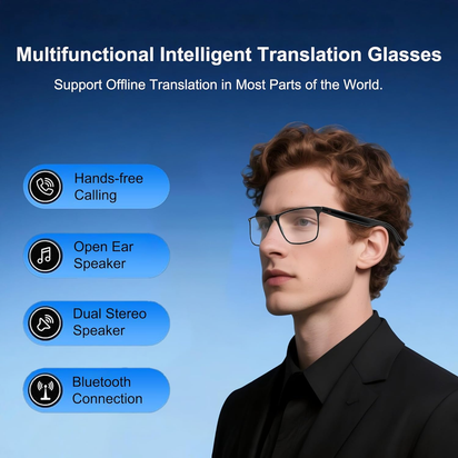 AI Glasses for Men/Women,Blue