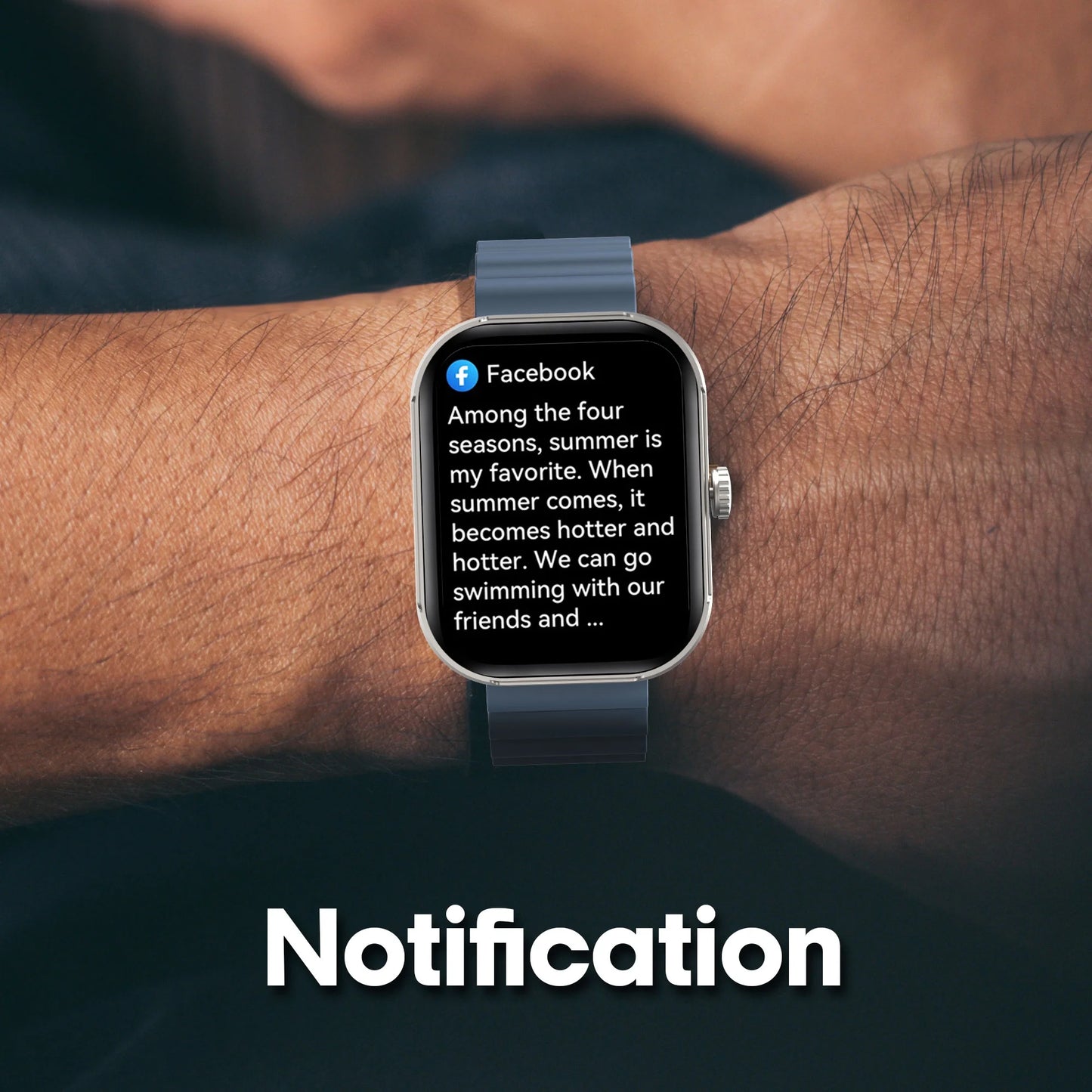 MEGA Smartwatch with 2.02" AMOLED Screen/Answer & Make Calls/Sleep Monitoring/Heart Rate/100+ Workout Modes/ Quick Reply/ Iphone and Android/Extra Band in Teal