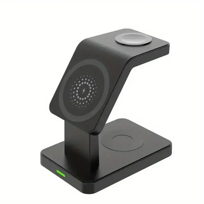 3 in 1 Magnetic Wireless Charger Stand for Iphone 15 14 13 12 Pro Max Apple Watch 1-8 Airpods Macsafe Fast Charging Station Dock