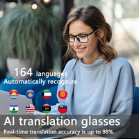 AI Smart Glasses,Ai Chat Deepseek R1 and Gemini-2.5 with 164 Translations Suppor