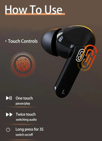 Audifonos Traductor De 140 Idiomas Auriculares Ingles Español Inalambrico Negro