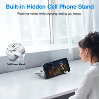 20000Mah Power Bank Portable Charger with Cables, USB Battery Pack for Iphone & Android Cell Phone