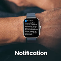 MEGA Smartwatch with 2.02" AMOLED Screen/Answer & Make Calls/Sleep Monitoring/Heart Rate/100+ Workout Modes/ Quick Reply/ Iphone and Android/Extra Band in Teal