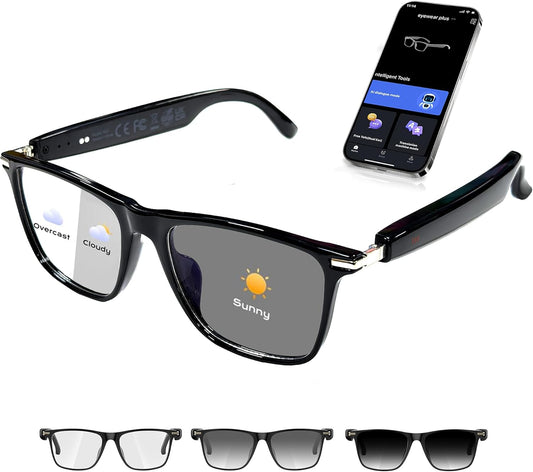 AI Smart Glasses,Ai Chat Deepseek R1 and Gemini-2.5 with 164 Translations Suppor