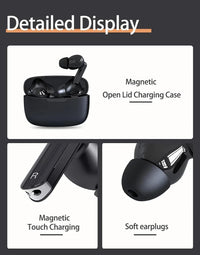 Audifonos Traductor De 140 Idiomas Auriculares Ingles Español Inalambrico Negro