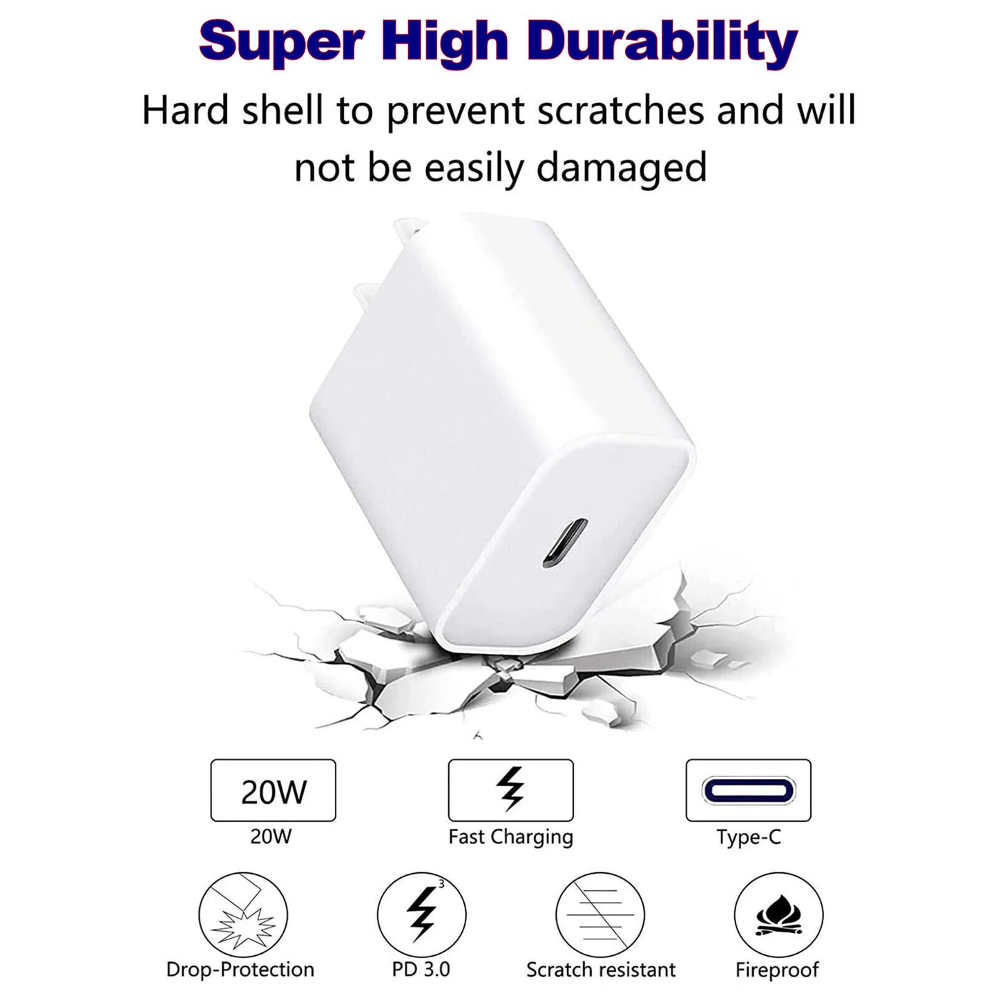 Original USB-C Fast Charger for Iphone 17 16 15 14 13 12 11 Pro Max Type C Cable