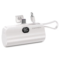 Portable Charger Small Fast Charger 5000Mah Portable Power Pack with Built-In Cables, for Iphone, Samsung