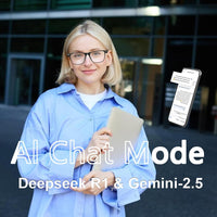 AI Smart Glasses,Ai Chat Deepseek R1 and Gemini-2.5 with 164 Translations Suppor